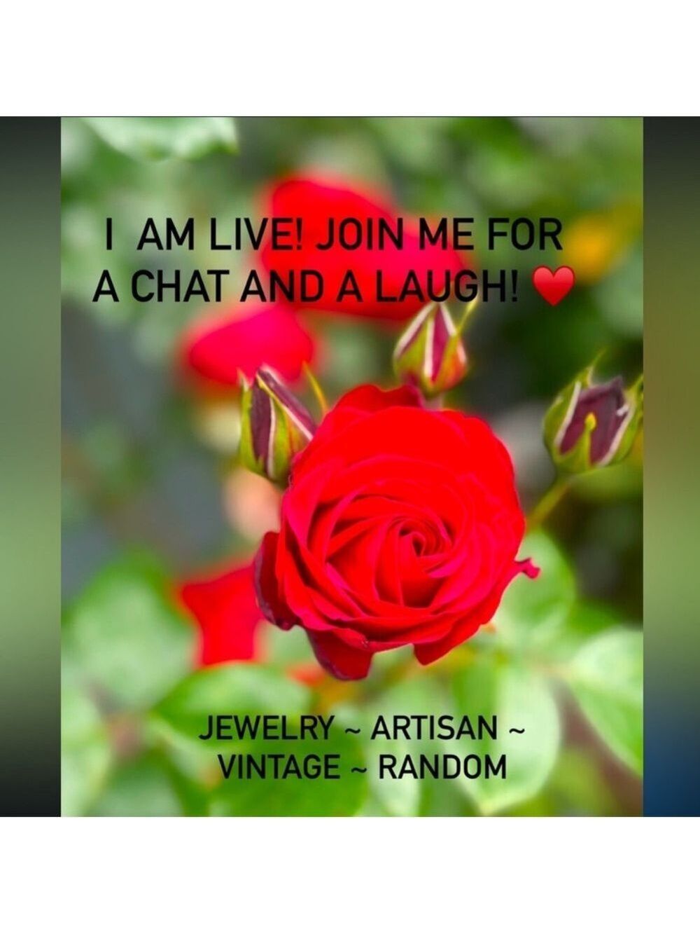 📣 LIVE SHOW NOTIFICATION 📣 
LIKE to be Notified ♥️